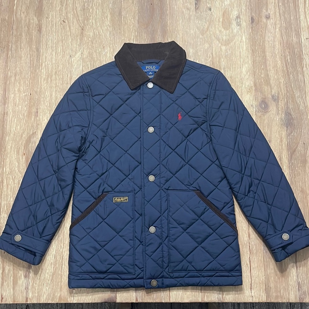 Polo Ralph Lauren Water Repellent Quilted Jacket Corduroy Collar